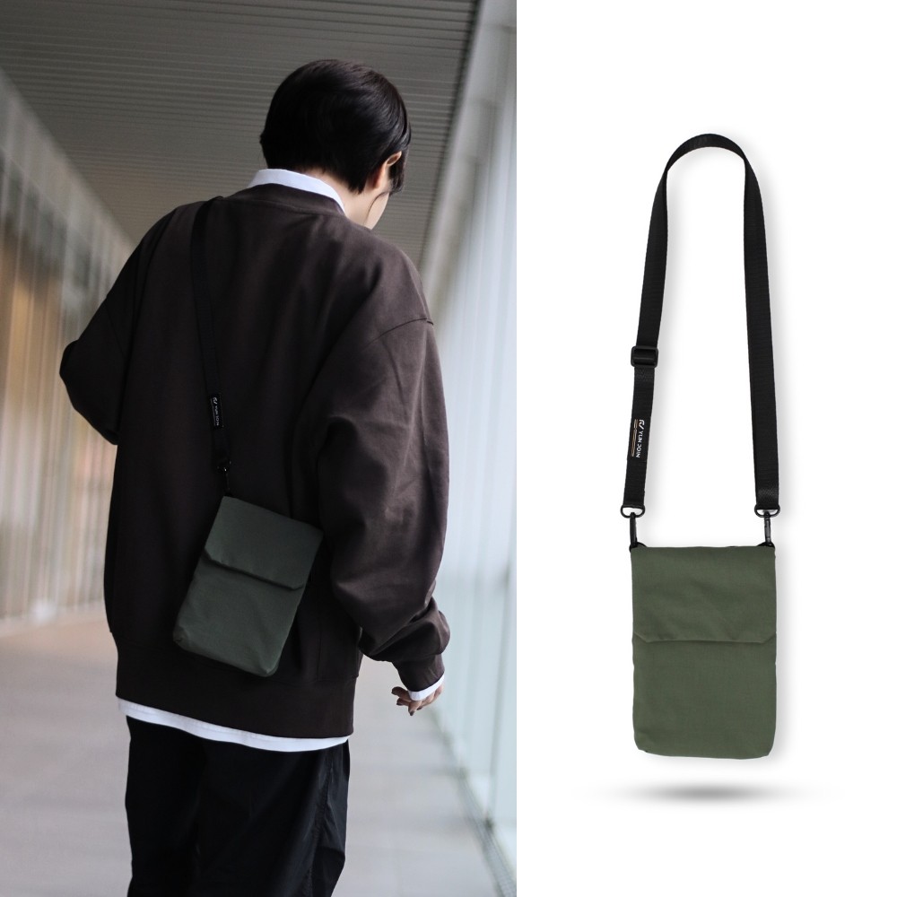 RFID 防盜隨身斜跨包