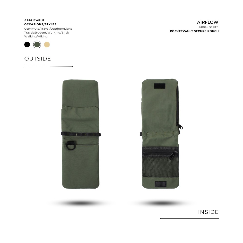 RFID 防盜隨身斜跨包